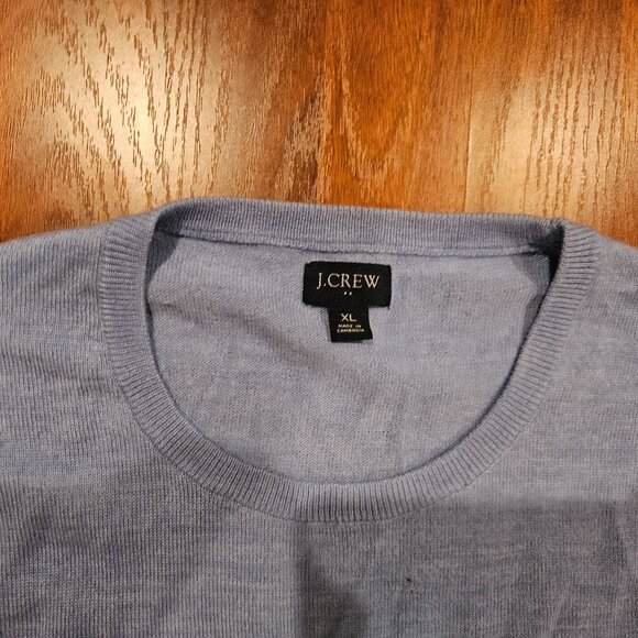 J.Crew Periwinkle Blue Crewneck Sweater – | 100% Cotton Classic - Picture 1 of 5